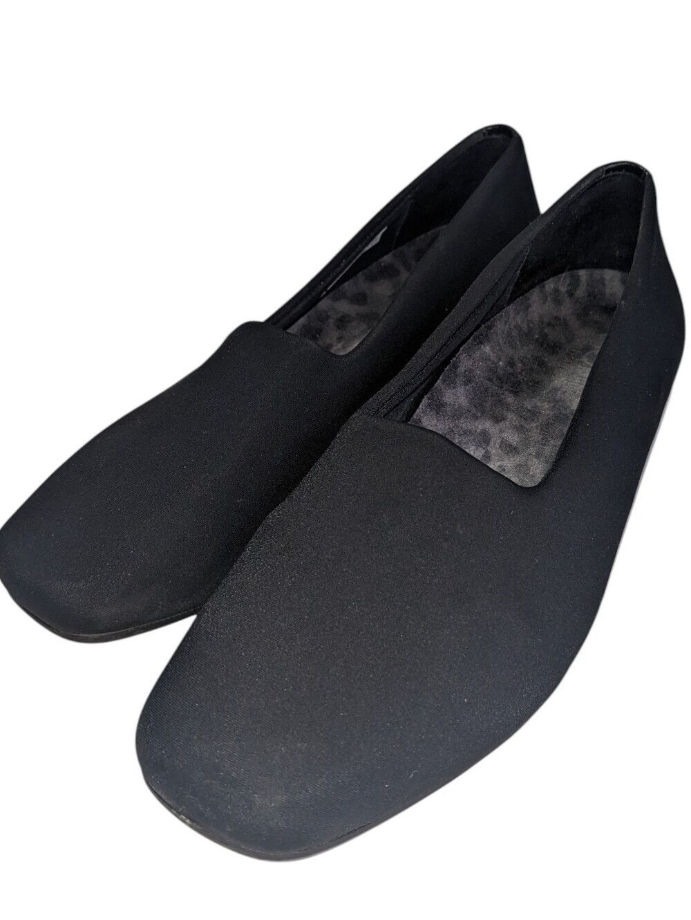 Vionic Powell Black Women's Slip-On Flats Business Comfort Size 7.5